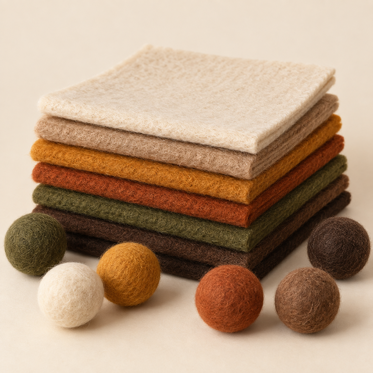 Wool felt and craft