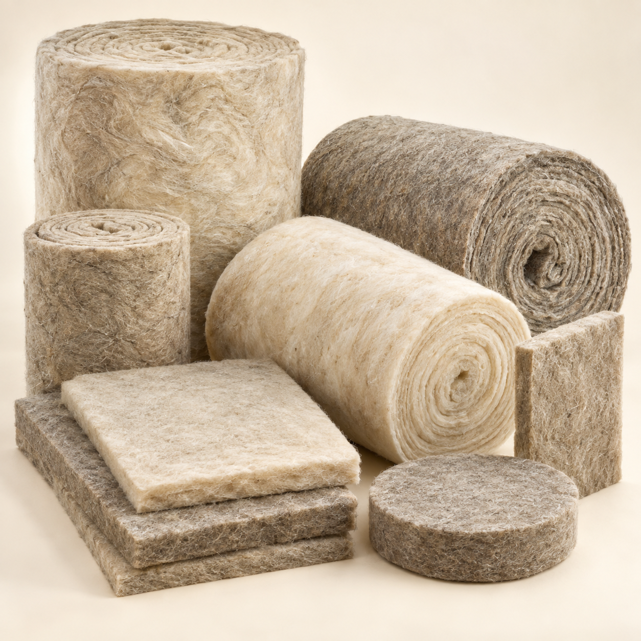 Industrial wool